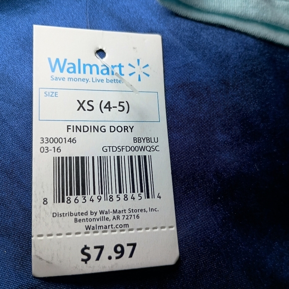 Disney Finding Dory Girls Shirts Multiple Sizes - Picture 5 of 10